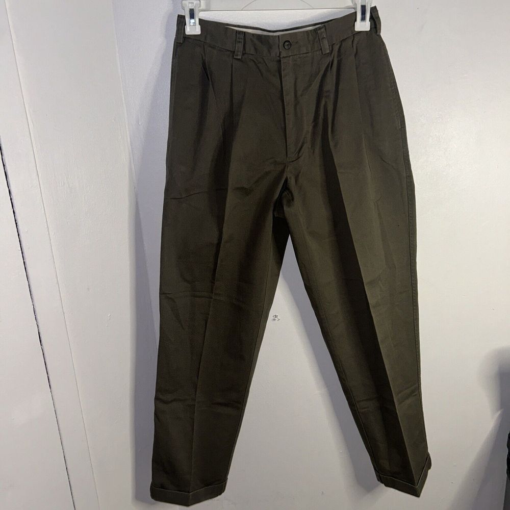 Banana Republic Men's Pants Slacks Pleated Front 100% Cotton 31/30
